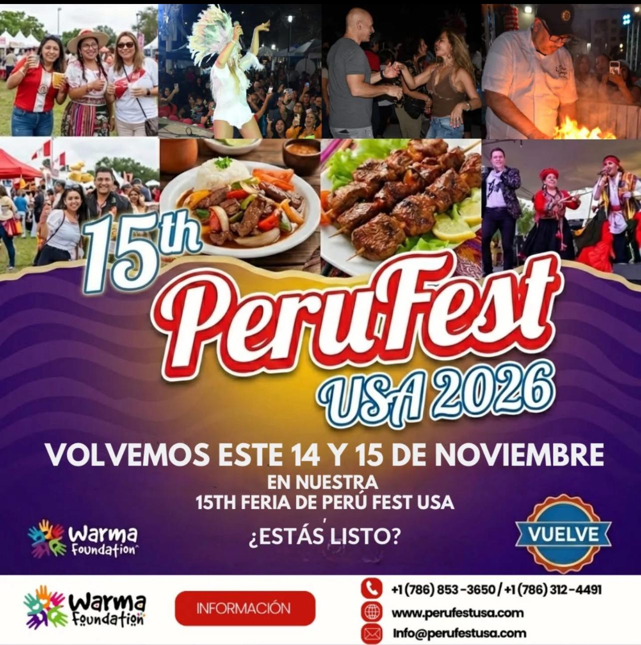 Perufest 2025 Flyer